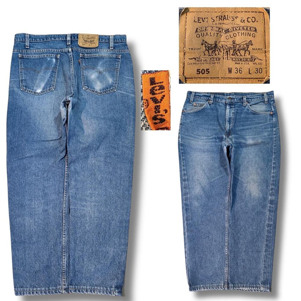 Vintage Faded Levi Orange Tabs (35x27)